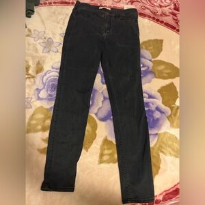 Dark Wash Slim Straight Jeans